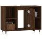 vidaXL Badschrank Braun Eichen-Optik 80x33x60 cm Holzwerkstoff vidaXL Badschrank Braun Eichen-Optik 80x33x60 cm Holzwerkstoff