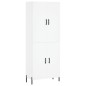 Highboard Weiß 69,5x34x180 cm Holzwerkstoff Highboard Weiß 69,5x34x180 cm Holzwerkstoff