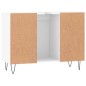 vidaXL Badschrank Weiß 80x33x60 cm Holzwerkstoff vidaXL Badschrank Weiß 80x33x60 cm Holzwerkstoff