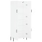Highboard Weiß 69,5x34x180 cm Holzwerkstoff Highboard Weiß 69,5x34x180 cm Holzwerkstoff