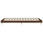 vidaXL Bettgestell ohne Matratze Braun Eiche 90x200 cm Holzwerkstoff vidaXL Bettgestell ohne Matratze Braun Eiche 90x200 cm Holzwerkstoff