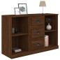 vidaXL Sideboard Braun Eichen-Optik 104,5x35,5x67,5 cm Holzwerkstoff vidaXL Sideboard Braun Eichen-Optik 104,5x35,5x67,5 cm Holzwerkstoff