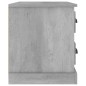 vidaXL Nachttisch Betongrau 60x39x45 cm vidaXL Nachttisch Betongrau 60x39x45 cm