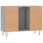 vidaXL Badschrank Grau Sonoma 80x33x60 cm Holzwerkstoff vidaXL Badschrank Grau Sonoma 80x33x60 cm Holzwerkstoff