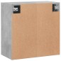 vidaXL Wandschrank Betongrau 60x31x60 cm Holzwerkstoff vidaXL Wandschrank Betongrau 60x31x60 cm Holzwerkstoff