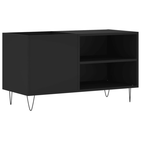 vidaXL Plattenschrank Schwarz 85x38x48 cm Holzwerkstoff