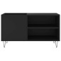 vidaXL Plattenschrank Schwarz 85x38x48 cm Holzwerkstoff vidaXL Plattenschrank Schwarz 85x38x48 cm Holzwerkstoff