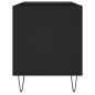 vidaXL Plattenschrank Schwarz 85x38x48 cm Holzwerkstoff vidaXL Plattenschrank Schwarz 85x38x48 cm Holzwerkstoff