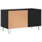vidaXL Plattenschrank Schwarz 85x38x48 cm Holzwerkstoff vidaXL Plattenschrank Schwarz 85x38x48 cm Holzwerkstoff