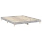 vidaXL Bettgestell Betongrau 160x200 cm Holzwerkstoff vidaXL Bettgestell Betongrau 160x200 cm Holzwerkstoff