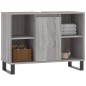 vidaXL Badschrank Grau Sonoma 80x33x60 cm Holzwerkstoff vidaXL Badschrank Grau Sonoma 80x33x60 cm Holzwerkstoff