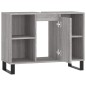 vidaXL Badschrank Grau Sonoma 80x33x60 cm Holzwerkstoff vidaXL Badschrank Grau Sonoma 80x33x60 cm Holzwerkstoff