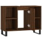 vidaXL Badschrank Braun Eichen-Optik 80x33x60 cm Holzwerkstoff vidaXL Badschrank Braun Eichen-Optik 80x33x60 cm Holzwerkstoff
