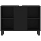 vidaXL Badschrank Schwarz 80x33x60 cm Holzwerkstoff vidaXL Badschrank Schwarz 80x33x60 cm Holzwerkstoff