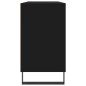 vidaXL Badschrank Schwarz 80x33x60 cm Holzwerkstoff vidaXL Badschrank Schwarz 80x33x60 cm Holzwerkstoff