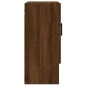 vidaXL Wandschrank Braun Eichen-Optik 60x31x70 cm Holzwerkstoff vidaXL Wandschrank Braun Eichen-Optik 60x31x70 cm Holzwerkstoff
