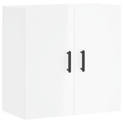 vidaXL Wandschrank Hochglanz-Weiß 60x31x60 cm Holzwerkstoff