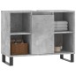 vidaXL Badschrank Betongrau 80x33x60 cm Holzwerkstoff vidaXL Badschrank Betongrau 80x33x60 cm Holzwerkstoff