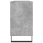 vidaXL Badschrank Betongrau 80x33x60 cm Holzwerkstoff vidaXL Badschrank Betongrau 80x33x60 cm Holzwerkstoff