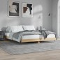 vidaXL Bettgestell Sonoma-Eiche 140x200 cm Holzwerkstoff vidaXL Bettgestell Sonoma-Eiche 140x200 cm Holzwerkstoff