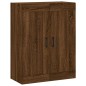 Highboard Braun Eichen-Optik 69,5x34x180 cm Holzwerkstoff Highboard Braun Eichen-Optik 69,5x34x180 cm Holzwerkstoff