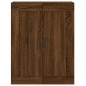 Highboard Braun Eichen-Optik 69,5x34x180 cm Holzwerkstoff Highboard Braun Eichen-Optik 69,5x34x180 cm Holzwerkstoff