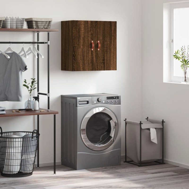vidaXL Wandschrank Braun Eichen-Optik 60x31x60 cm Holzwerkstoff vidaXL Wandschrank Braun Eichen-Optik 60x31x60 cm Holzwerkstoff