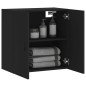 vidaXL Wandschrank Schwarz 60x31x60 cm Holzwerkstoff
