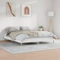 vidaXL Bettgestell Hochglanz-Weiß 160x200 cm Holzwerkstoff