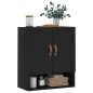 vidaXL Wandschrank Schwarz 60x31x70 cm Holzwerkstoff vidaXL Wandschrank Schwarz 60x31x70 cm Holzwerkstoff