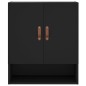 vidaXL Wandschrank Schwarz 60x31x70 cm Holzwerkstoff vidaXL Wandschrank Schwarz 60x31x70 cm Holzwerkstoff