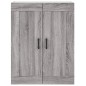 Wandschränke 2 Stk. Grau Sonoma Holzwerkstoff Wandschränke 2 Stk. Grau Sonoma Holzwerkstoff