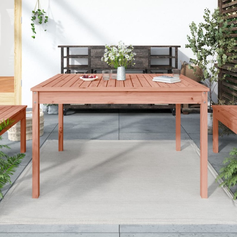 vidaXL Gartentisch 121x82,5x76 cm Massivholz Douglasie vidaXL Gartentisch 121x82,5x76 cm Massivholz Douglasie