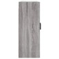 Wandschränke 2 Stk. Grau Sonoma Holzwerkstoff Wandschränke 2 Stk. Grau Sonoma Holzwerkstoff