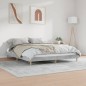 vidaXL Bettgestell Betongrau 180x200 cm Holzwerkstoff vidaXL Bettgestell Betongrau 180x200 cm Holzwerkstoff