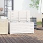vidaXL Gartenbox Weiß 101x50,5x46,5 cm Massivholz Kiefer vidaXL Gartenbox Weiß 101x50,5x46,5 cm Massivholz Kiefer