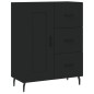 Highboard Schwarz 69,5x34x180 cm Holzwerkstoff Highboard Schwarz 69,5x34x180 cm Holzwerkstoff