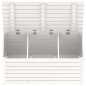 vidaXL Gartenbox Weiß 101x50,5x46,5 cm Massivholz Kiefer vidaXL Gartenbox Weiß 101x50,5x46,5 cm Massivholz Kiefer