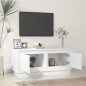 vidaXL Couchtisch Hochglanz-Weiß 102x50x44 cm Holzwerkstoff vidaXL Couchtisch Hochglanz-Weiß 102x50x44 cm Holzwerkstoff