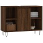 vidaXL Badschrank Braun Eichen-Optik 80x33x60 cm Holzwerkstoff vidaXL Badschrank Braun Eichen-Optik 80x33x60 cm Holzwerkstoff