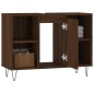 vidaXL Badschrank Braun Eichen-Optik 80x33x60 cm Holzwerkstoff vidaXL Badschrank Braun Eichen-Optik 80x33x60 cm Holzwerkstoff