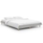 vidaXL Bettgestell Grau Sonoma 140x190 cm Holzwerkstoff vidaXL Bettgestell Grau Sonoma 140x190 cm Holzwerkstoff