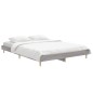 vidaXL Bettgestell Grau Sonoma 140x190 cm Holzwerkstoff vidaXL Bettgestell Grau Sonoma 140x190 cm Holzwerkstoff
