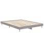 vidaXL Bettgestell Grau Sonoma 140x190 cm Holzwerkstoff vidaXL Bettgestell Grau Sonoma 140x190 cm Holzwerkstoff