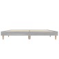 vidaXL Bettgestell Grau Sonoma 140x190 cm Holzwerkstoff vidaXL Bettgestell Grau Sonoma 140x190 cm Holzwerkstoff