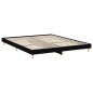 vidaXL Bettgestell Schwarz 180x200 cm Holzwerkstoff vidaXL Bettgestell Schwarz 180x200 cm Holzwerkstoff