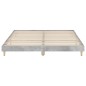 vidaXL Bettgestell Betongrau 140x200 cm Holzwerkstoff