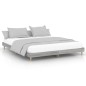 vidaXL Bettgestell Grau Sonoma 180x200 cm Holzwerkstoff vidaXL Bettgestell Grau Sonoma 180x200 cm Holzwerkstoff
