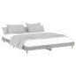 vidaXL Bettgestell Grau Sonoma 180x200 cm Holzwerkstoff vidaXL Bettgestell Grau Sonoma 180x200 cm Holzwerkstoff