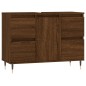 vidaXL Badschrank Braun Eichen-Optik 80x33x60 cm Holzwerkstoff vidaXL Badschrank Braun Eichen-Optik 80x33x60 cm Holzwerkstoff